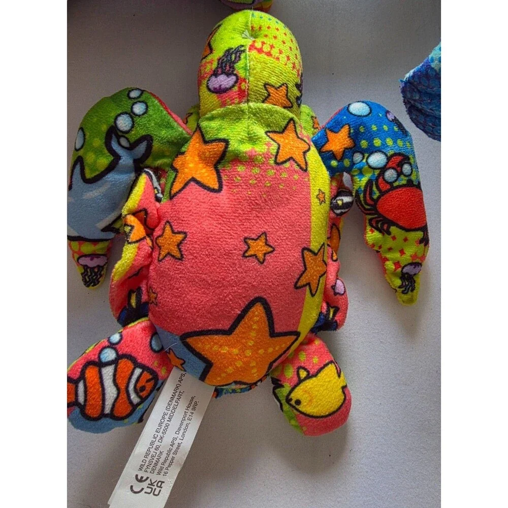 Wild Republic Message From The Planet Plush Lot Elephant Koala Turtle 2022